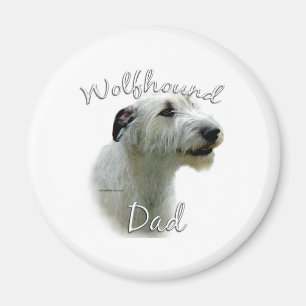 Irish Wolfhound Vater 2 Magnet