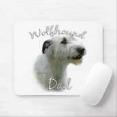 Irish Wolfhound Vater 2 Mousepad (Mit Mouse)