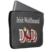 Irish Wolfhound Vater Laptopschutzhülle (Vorne Rechts)