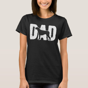 Irish Wolfhound Vater Vater Silhouette Dog T-Shirt