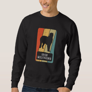 Irish Wolfhound Vintag Hunde Hunde Paw Paws Dog Sc Sweatshirt