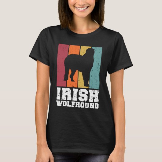 Irish Wolfhound Vintage 2 T-Shirt (Vorderseite)