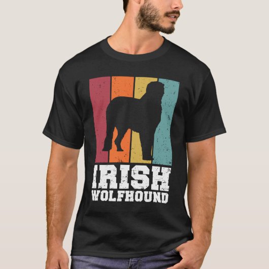 Irish Wolfhound Vintage 2 T-Shirt (Vorderseite)