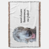 Irish Wolfhound-Wurfdecke – Süße Träume Decke (Vorderseite Vertikal)