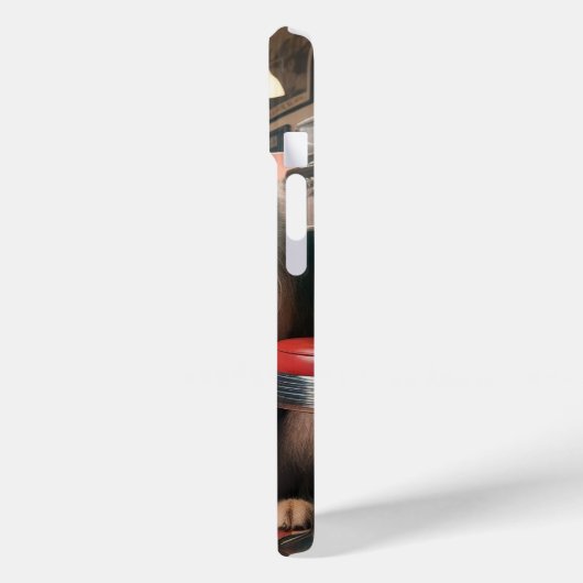 Irish Wolfhounds in Retro Diner Case-Mate iPhone Hülle (Rückseite / Links)