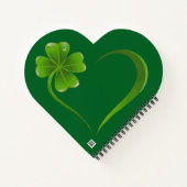 Irish Wolfhounds in Schneeform Notizblock (Rückseite)