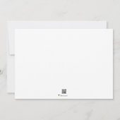 Irish Wolfhounds rennen in Snow Einladung (Rückseite)