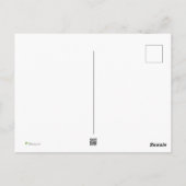 Irish Wolfhounds rennen in Snow Postkarte (Rückseite)