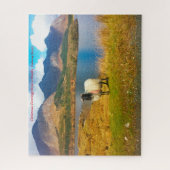 Irish Wooly Sheep Galway Irland. Jigsaw Puzzle (Vertikal)