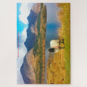 Irish Wooly Sheep Galway Irland. Jigsaw Puzzle (Vertikal)