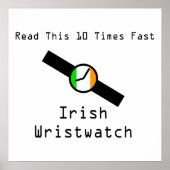 Irish Wristwatch Poster (Vorne)