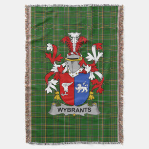 Irish Wybranns Coat of Arms Familienwappen Irland Decke