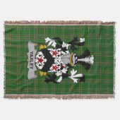 Irish Yaxley Coat of Arms Familienwappen Irland Decke (Vorderseite)