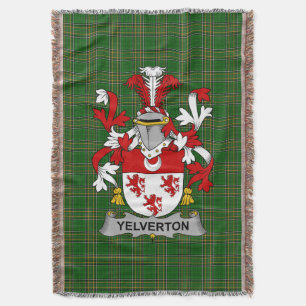 Irish Yelverton Coat of Arms Familienwappen Irland Decke