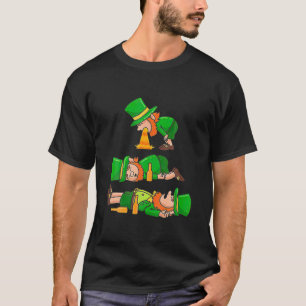 Irish Yoga Happy St Patricks Day Irish Funny Drin T-Shirt