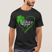 Irish you a happy St Paddy's Day St Patrick's Day T-Shirt (Vorderseite)