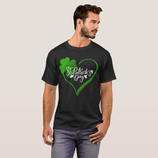 Irish you a happy St Paddy's Day St Patrick's Day T-Shirt (Vorne ganz)