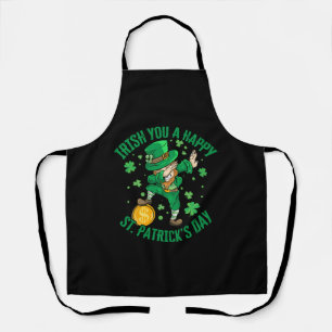 Irish You A Happy St Patrick's Day Dabbing Funny Schürze