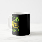 Irish You Flossed Funny St Patricks Day Zahnarzt D Kaffeetasse (Vorderseite Links)