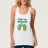 Irish You Were Beer Baby Tank Top (Vorderseite)