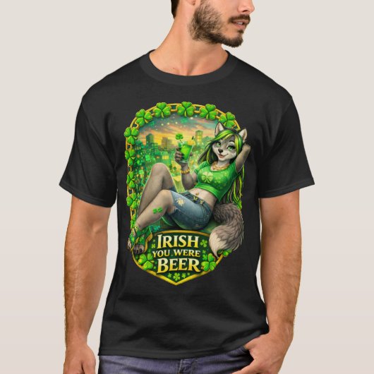 Irish You were Bier T-Shirt (Vorderseite)