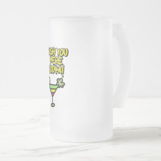 IRISH You Were Vodka Funny St Patricks Day Meme Mattglas Bierglas (VorderseiteRechts)