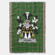Irish Young Coat of Arms Familienwappen Irland