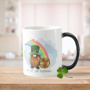 Irishcher Gnom Topf mit Gold St. Patrick's Day ind Verwandlungstasse