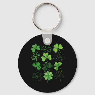 Irishches Kleeblatt Frohen St. Patrick's Day Viel  Schlüsselanhänger