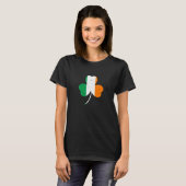 Irishches Kleeblatt St. Patricks Tag T-Shirt (Vorne ganz)