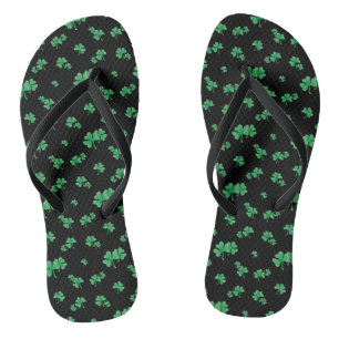 Irishches Kleeblattmuster Badesandalen