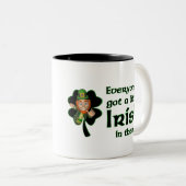 Irishcoffee-Tasse Zweifarbige Tasse (VorderseiteRechts)