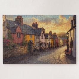 Irishisches Dorf-Puzzle Puzzle