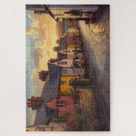 Irishisches Dorf-Puzzle Puzzle