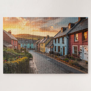Irishisches Dorf-Puzzle Puzzle