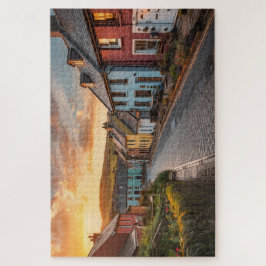 Irishisches Dorf-Puzzle Puzzle