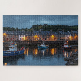 Irishisches Küstenhafenstadt-Puzzle Puzzle