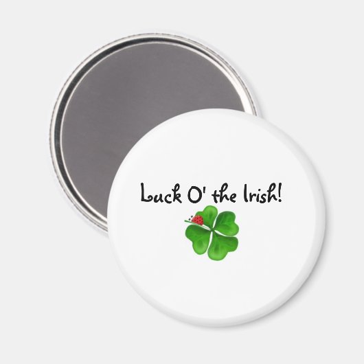 IRISHSTPATSSHIRT MAGNET (Vorderseite/Rückseite)