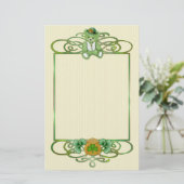 IrishTeddy Briefpapier (Stehend Vorderseite)