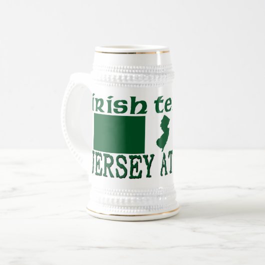 IrishTemper Jersey Haltungs-Bier Stein Bierglas (Vorderseite Links)
