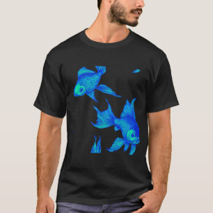 Irisierend Blau Grün Anmutig Herrlich Golden Gol T-Shirt
