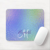 Irisierend Hübsches Personalisiertes Monogramm Mousepad (Mit Mouse)