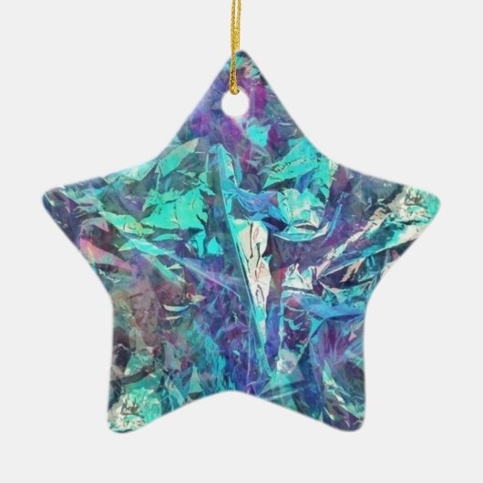 irisierend keramik ornament (Vorne)