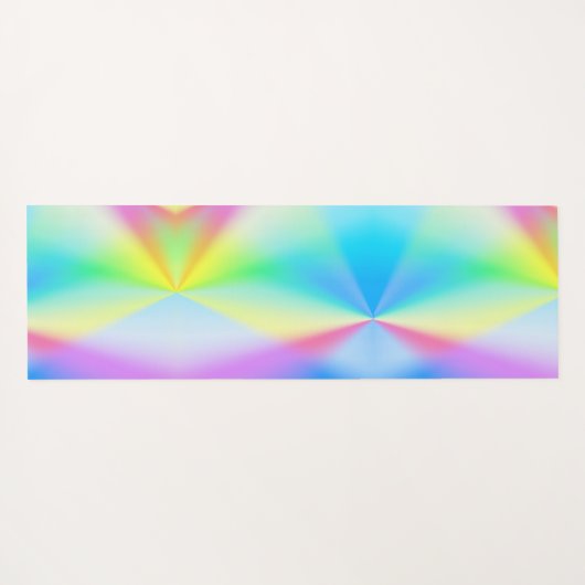 Irisierend, regenbogenähnlich, verträumt - für Rom Yogamatte (Rückseite (Horizontal))