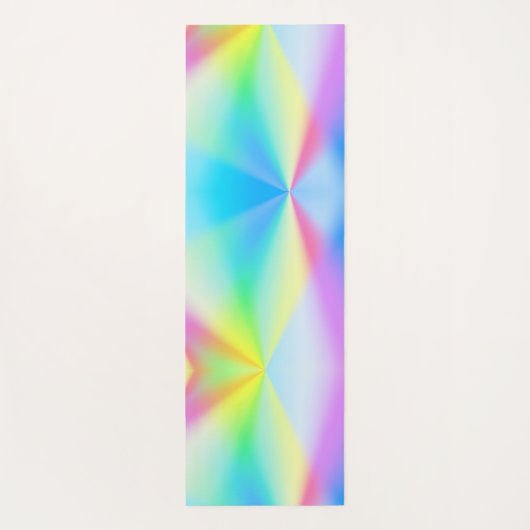 Irisierend, regenbogenähnlich, verträumt - für Rom Yogamatte (Rückseite)