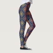 Irisierende 3D-Morphing-Formen | Nahtloses Futuris Leggings (Rechts)