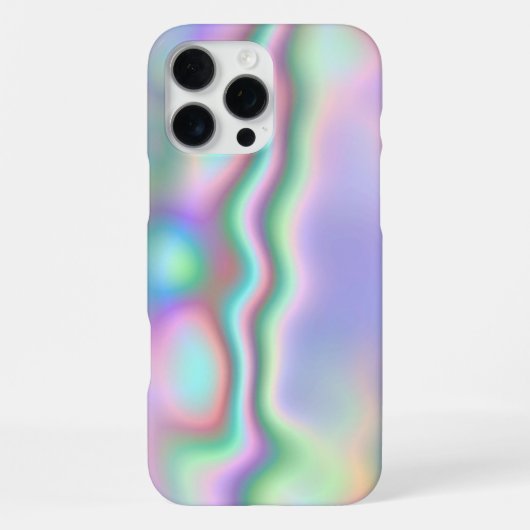Irisierende Abalone-Schale iPhone Hülle (Rückseite)