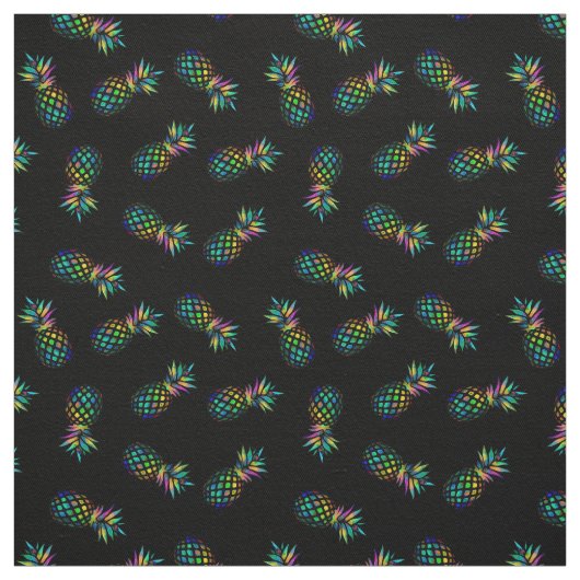 Irisierende Ananas Stoff (Muster)