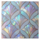 Irisierende Art Deco Glasmalerei ID1177 Fliese (Vorderseite)