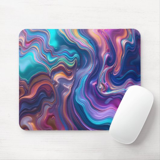 Irisierende Blasen-Oberfläche Mousepad (Mit Mouse)